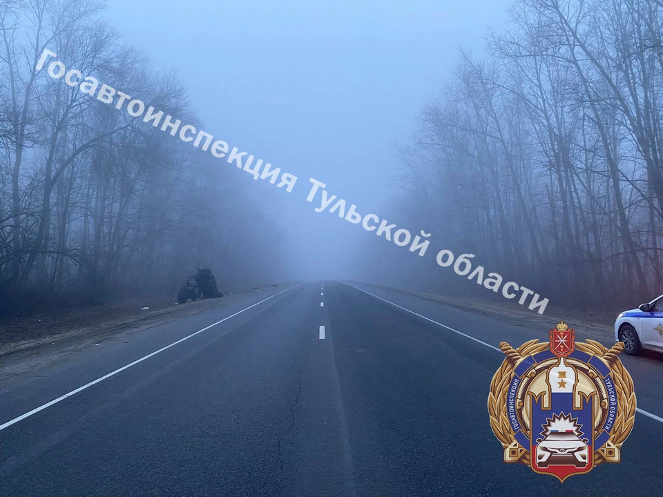 В ДТП на трассе в Чернском районе погиб водитель автомобиля «ВАЗ».