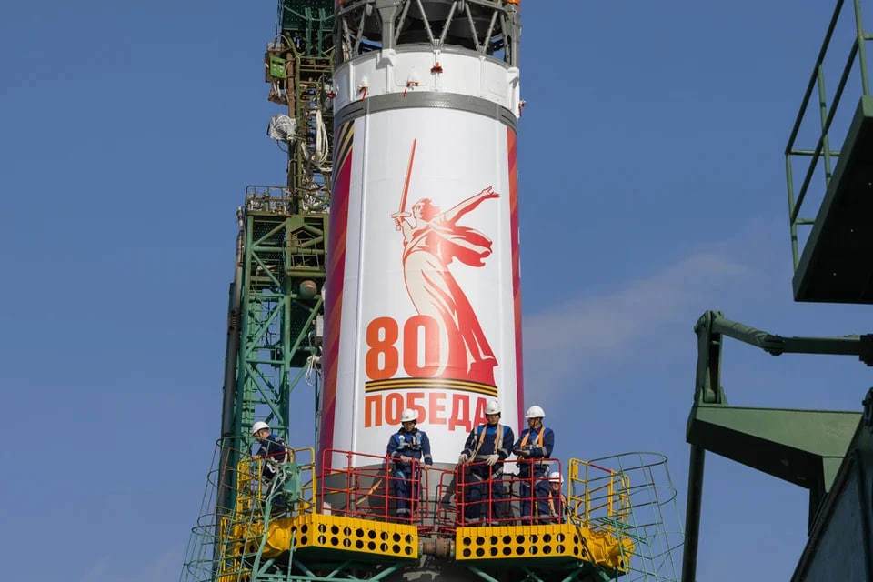 Ракета Победы отправила к МКС корабль Союз МС-27 с российскими космонавтами. Фото: Наталья Бережная/Роскосмос-Медиа