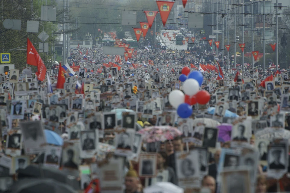 Акция «Бессмертный полк» в Екатеринбурге не проходила в очном формате с 2022 года