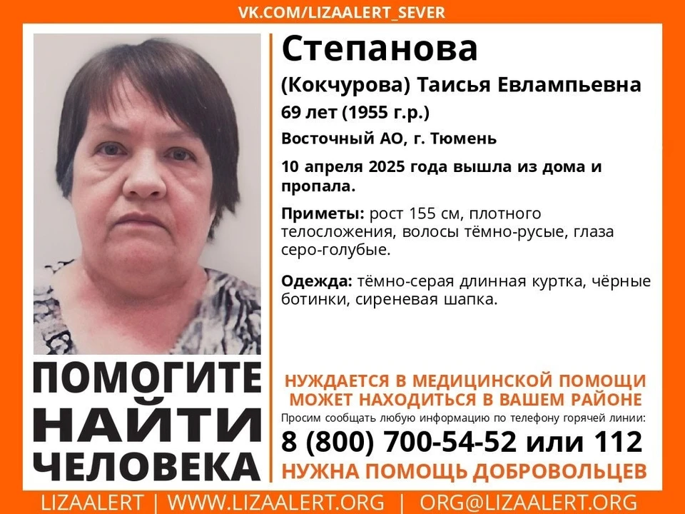 Фото: Поисковый отряд «ЛизаАлерт» Тюменской области.
