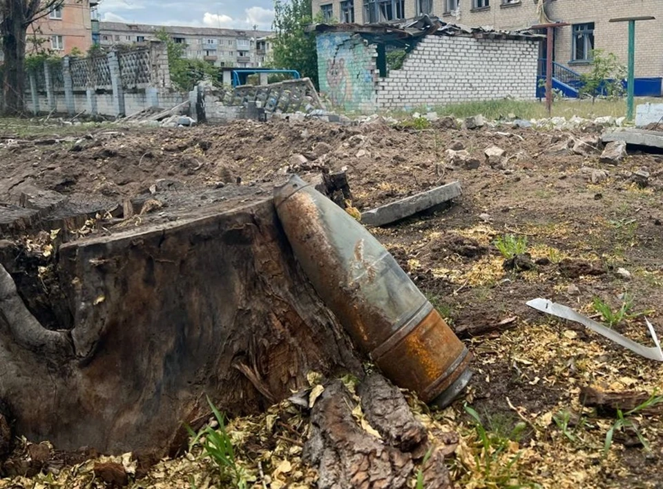 Во дворе дома был обнаружен неразорвавшийся боеприпас
