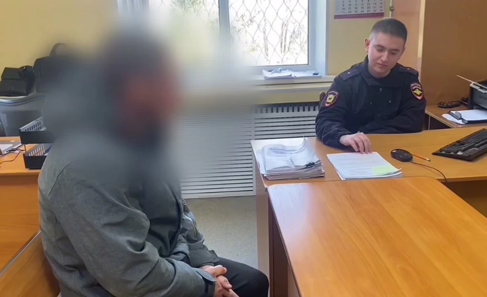 Поджигателя задержали, решается вопрос о возбуждении уголовного дела. Фото: скриншот видео