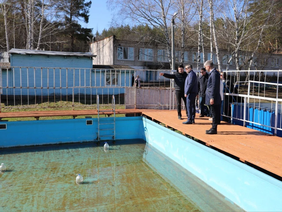 Руководство лагеря сделает проект ремонта бассейна. Фото: https://t.me/ivan_noskov_samara