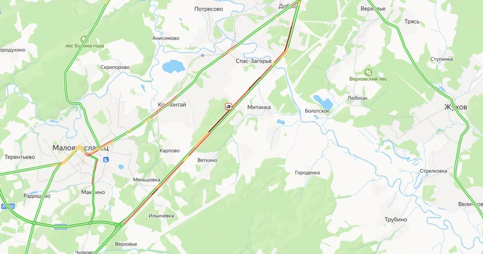 Под Малоярославцем массовое ДТП перекрыло трассу М3 «Украина».