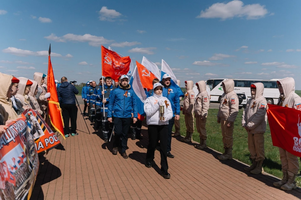 «Россети Центр и Приволжье» передали частицы Вечного огня в Рязанскую область.