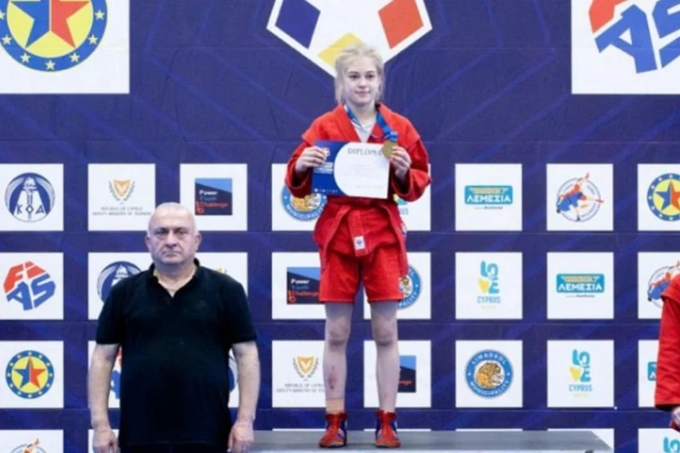 Новосибирская самбистка выиграла Первенство Европы. Фото: Новосибирская региональная федерация самбо