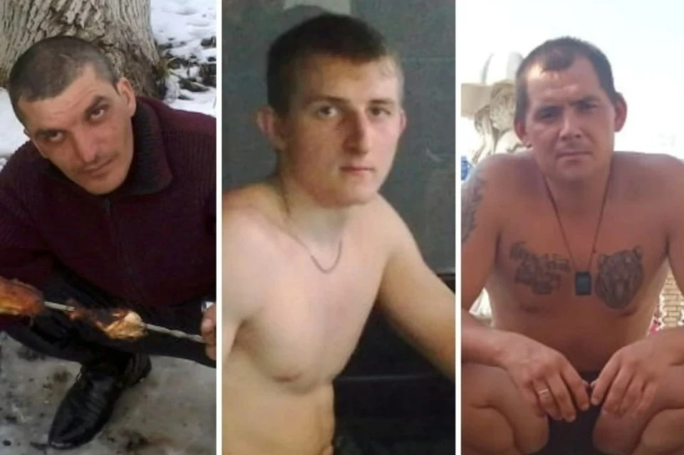 На скамье подсудимых находятся трое - Арам Татосян, Демьян Кеворкьян и Анатолий Двойников