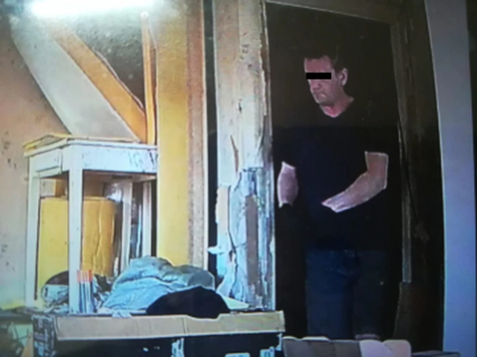 Злоумышленник попал на камеру видеонаблюдения