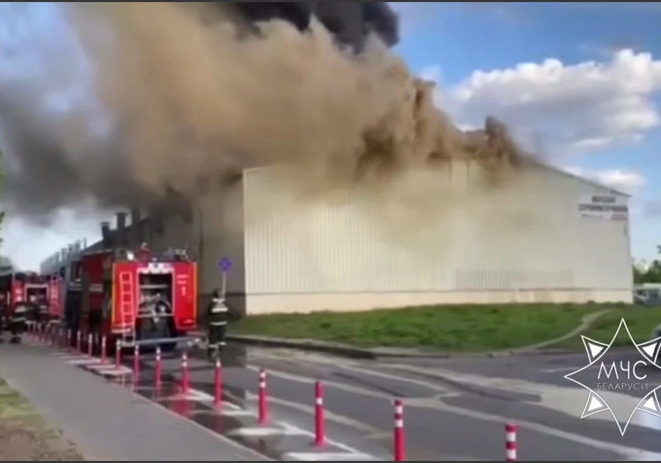 Спасатели ликвидировали пожар. Фото: кадр видео МЧС Беларуси