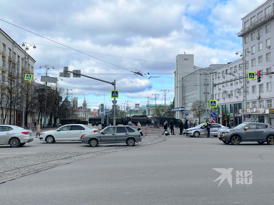 Перекрытия 7 мая связаны с генеральной репетицией Парада