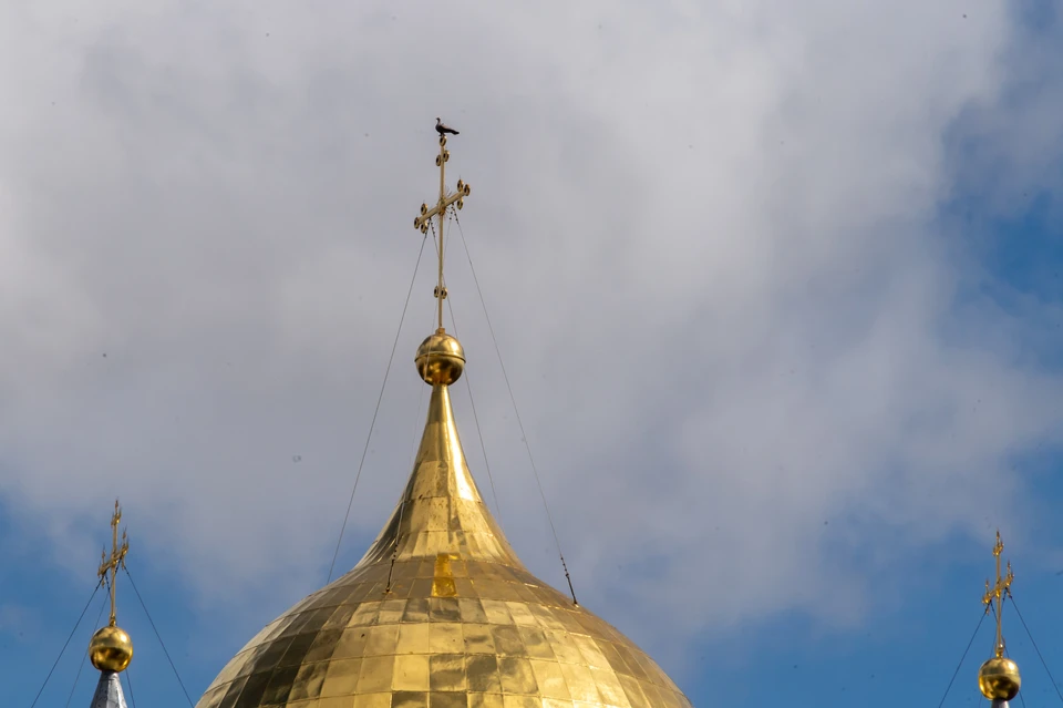 Встреча состоялась на территории кафедрального собора Рождества Пресвятой Богородицы