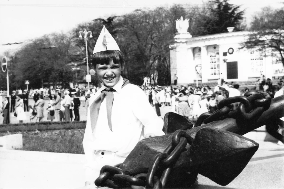 Пионер Вадим Докин. 1986 год. Фото: vk.com/ochevidec_sev