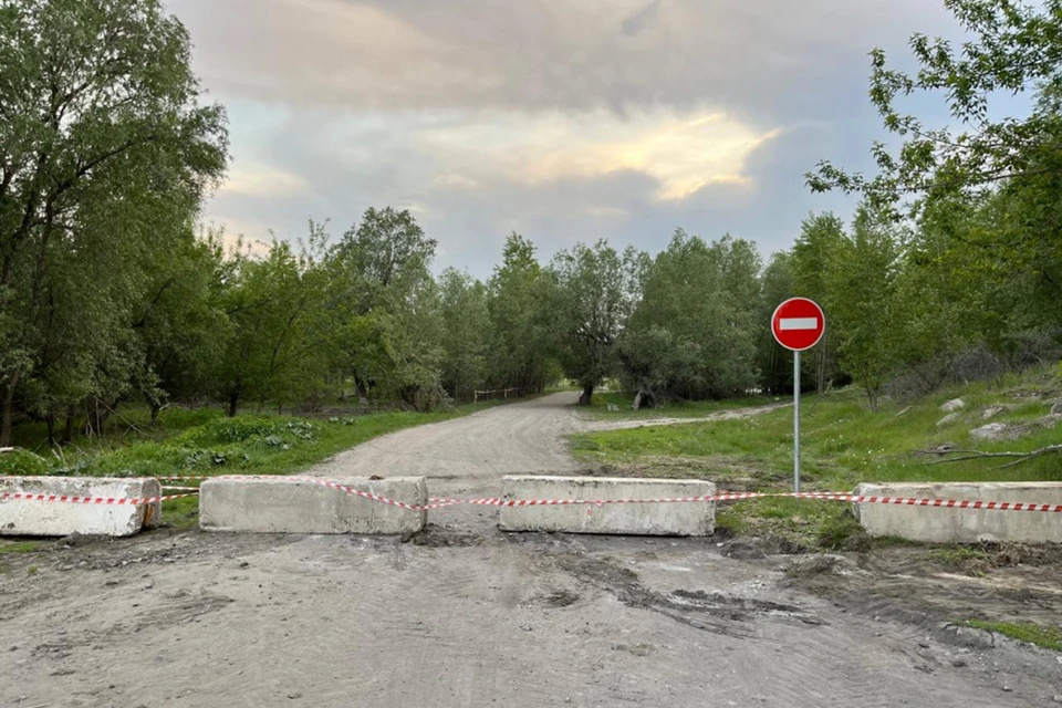 В Затоне ввели ограничение движения