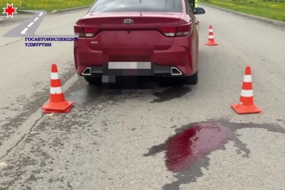 Полиция устанавливает причину аварии. Фото: Госавтоинспекция Удмуртии