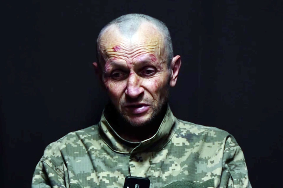 Пленный военнослужащий ВСУ Владимир Гриценко
