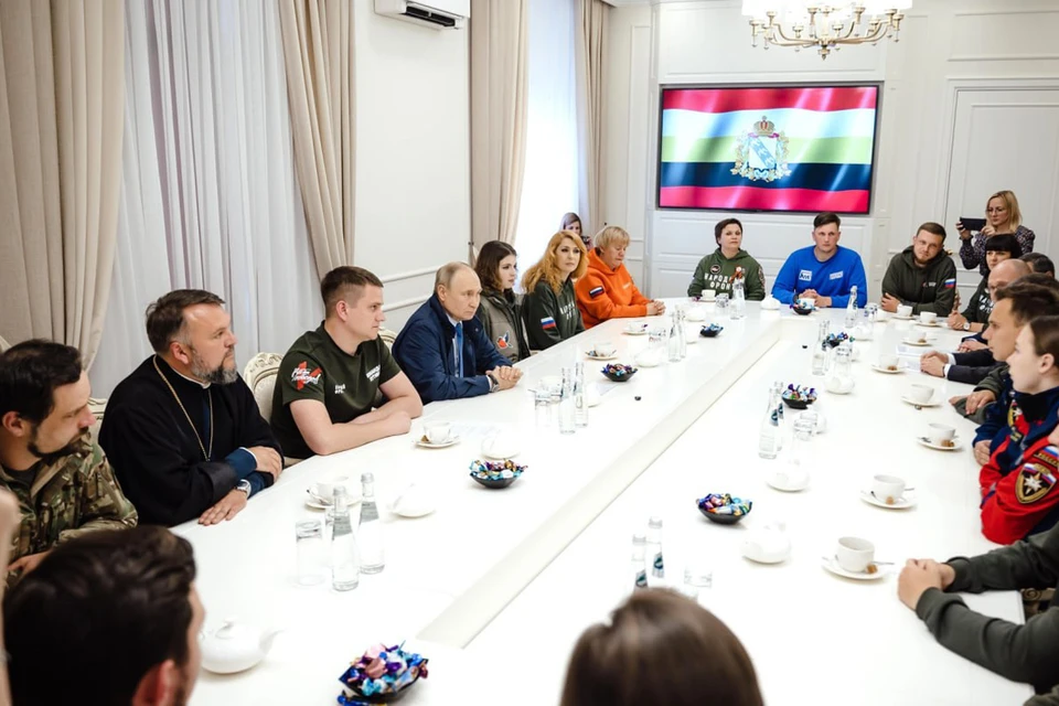 Владимир Путин совершил рабочую поездку в Курскую область