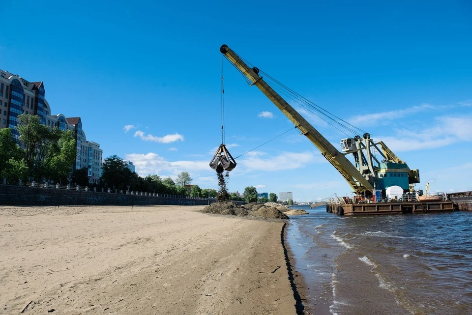 Песок на самарские пляжи начнут завозить, как только уровень воды в Волге установится в пределах 28-29 метров