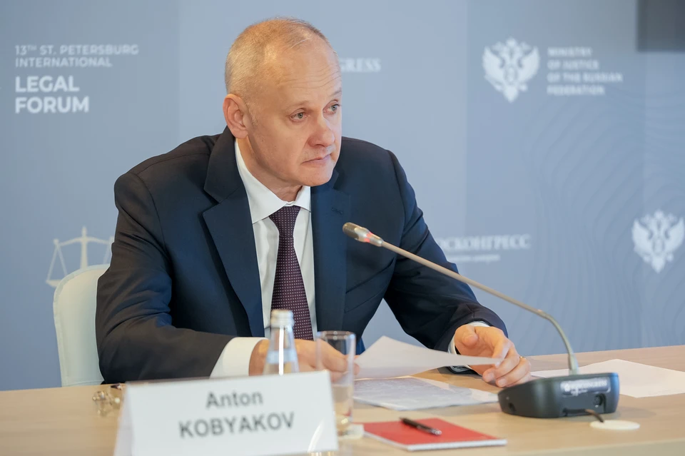 Антон Кобяков похвалили организацию ПМЮФ-25. Фото: Росконгресс / Александр Жолобов