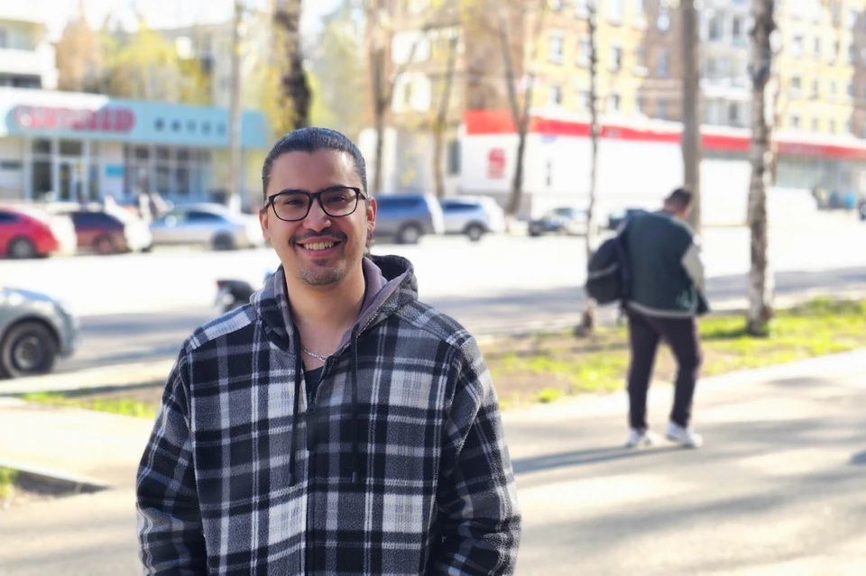 Несколько лет назад Хамди Шеур приехал в Сыктывкар из солнечного Туниса. Фото: архив героя публикации.