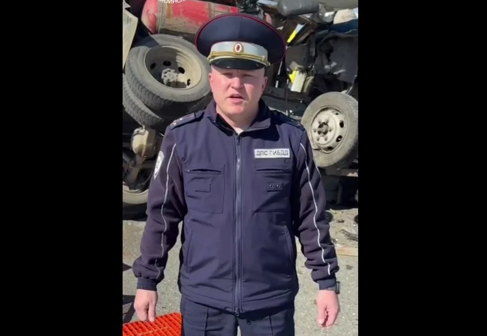 19-летняя девушка скончалась в скорой помощи. Фото: скрин видео ГАИ Челябинской области
