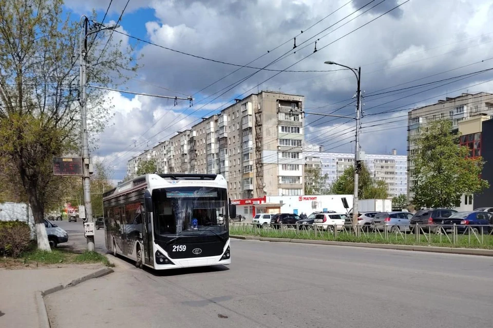 Расписание нового троллейбуса №16а в Рязани обнародовало УРТ. Фото: администрация Рязани.