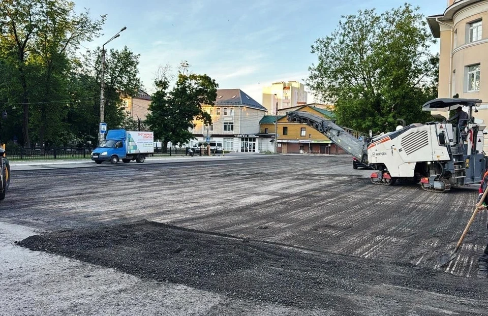 Калужане озадачены ремонтом дороги на улице Телевизионной.
