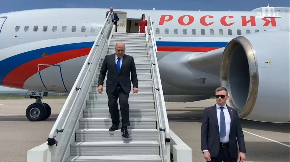 Михаил Мишустин с рабочей поездкой приехал на Ставрополье. Фото: стоп-кадр видео правительства России