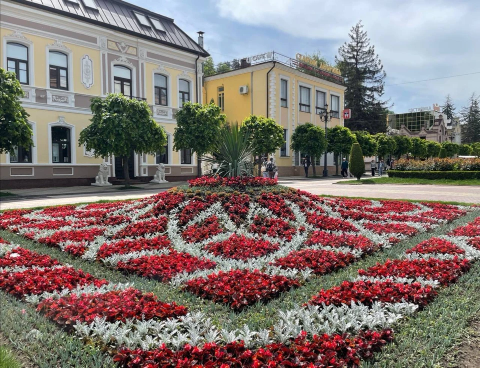 В Кисловодске более 250 тысяч цветов украсят ковровые клумбы летом. Фото: администрация Кисловодска