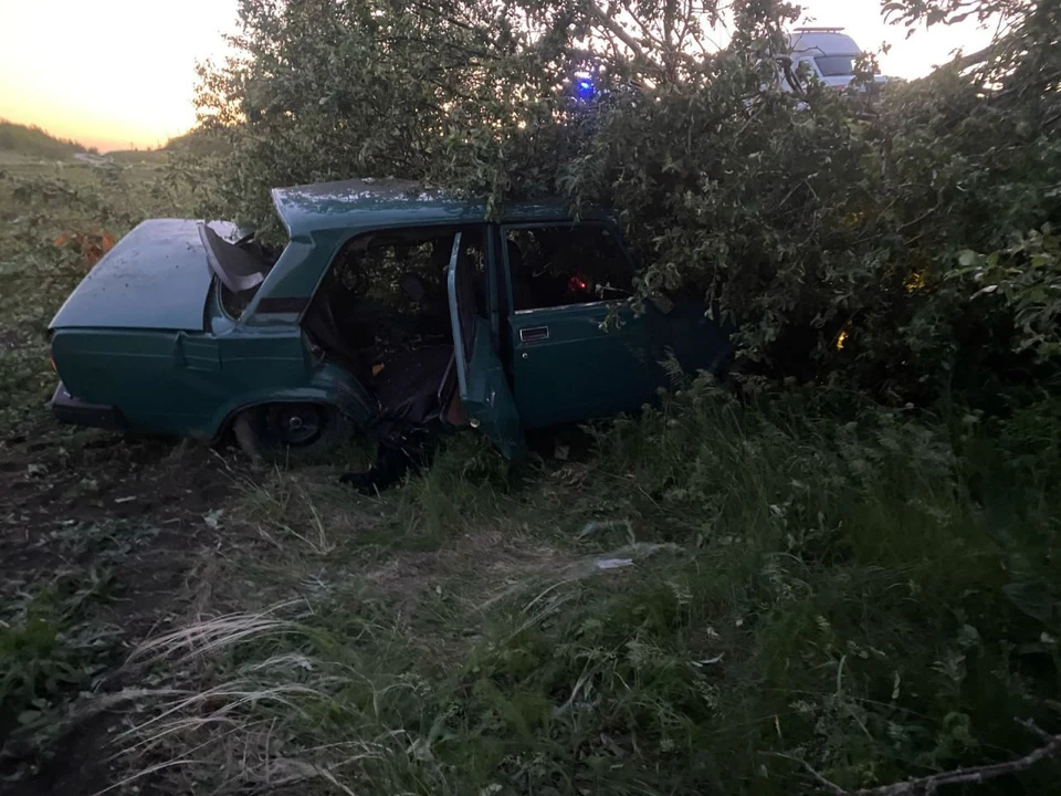 «Пятерка» после аварии.