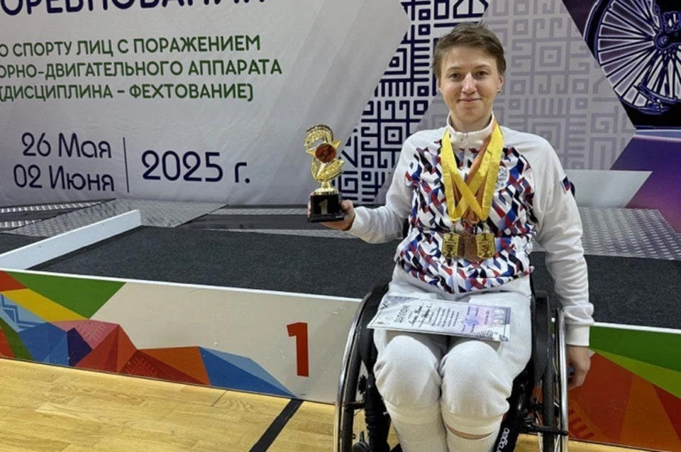 Мастер спорта международного класса Юлия Лысенко завоевала золото и две бронзы. Фото: ТГ/Мартынов