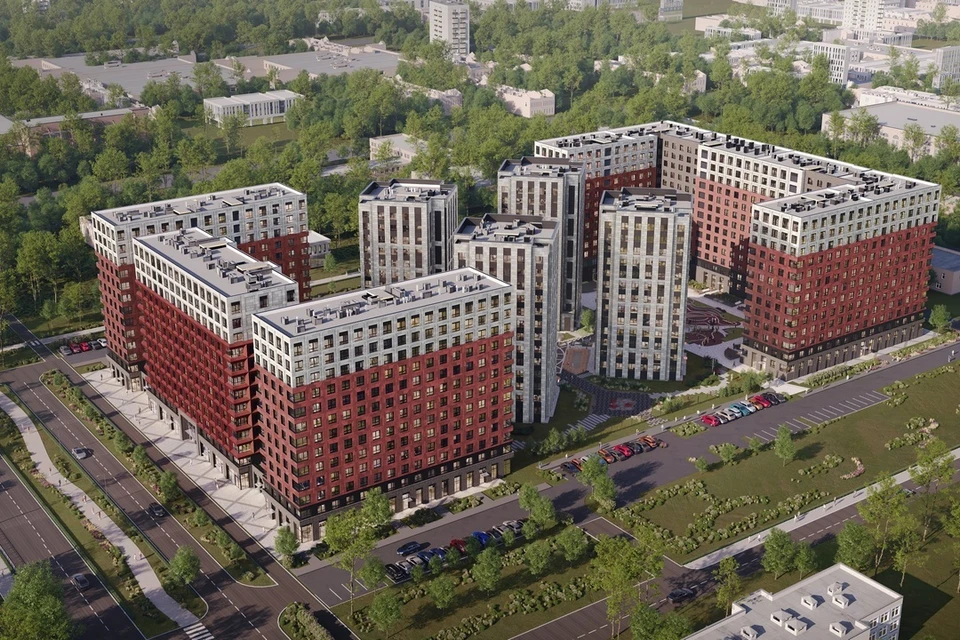 В Петербурге построят шесть новых жилых корпусов. Рендер: пресс-служба РСТИ.