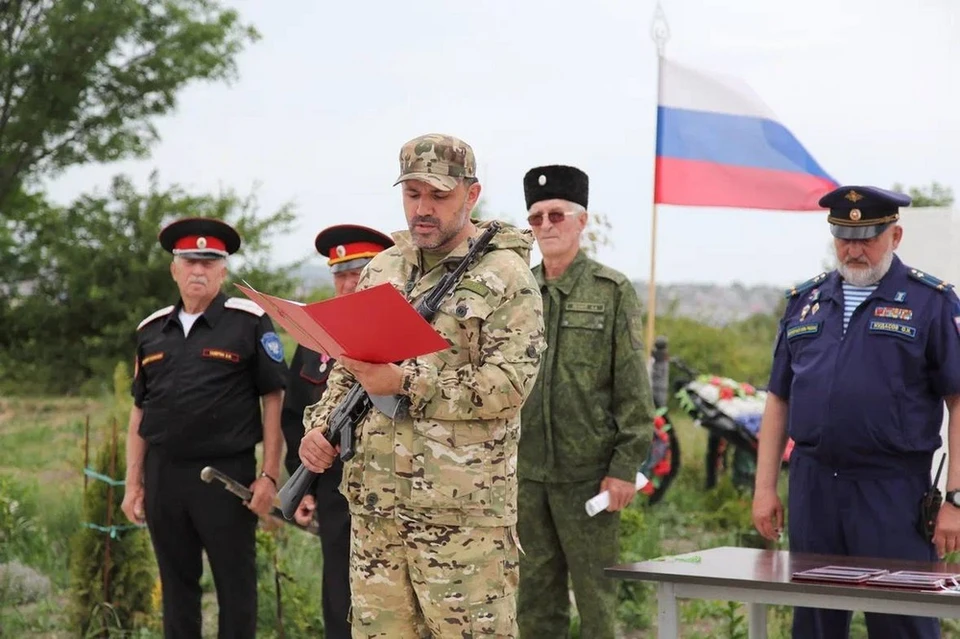 Принесение присяги. Фото: пресс-службы администрации Краснодарского края.