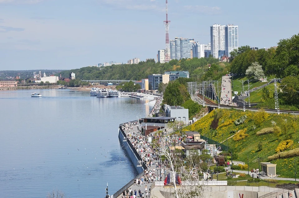 В рамках муниципальной программы «Благоустройство города Перми» идут работы по обустройству набережной Камы.