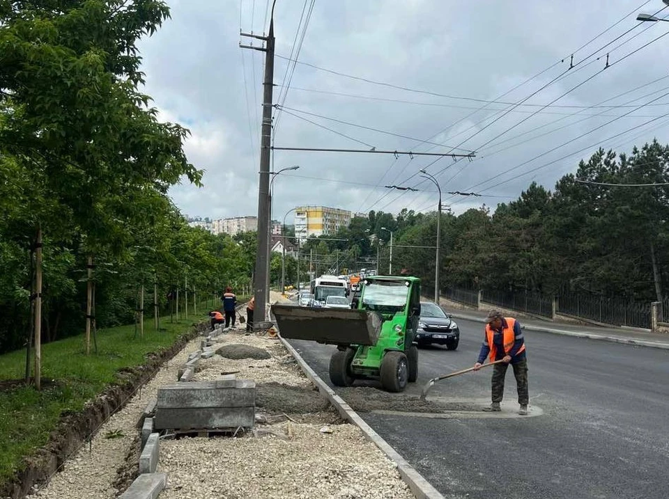 Движение на столичной улице К. Стере частично приостановлено. Фото:t.me/Primaria_Chisinau