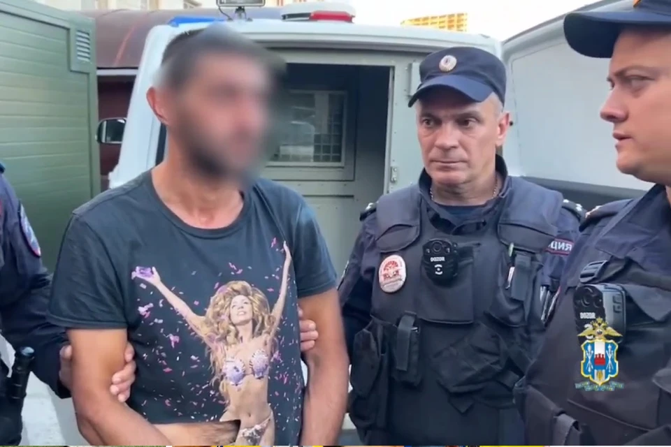 Подозреваемый на камеру признался в убийстве. Фото: ГУ МВД по Ростовской области