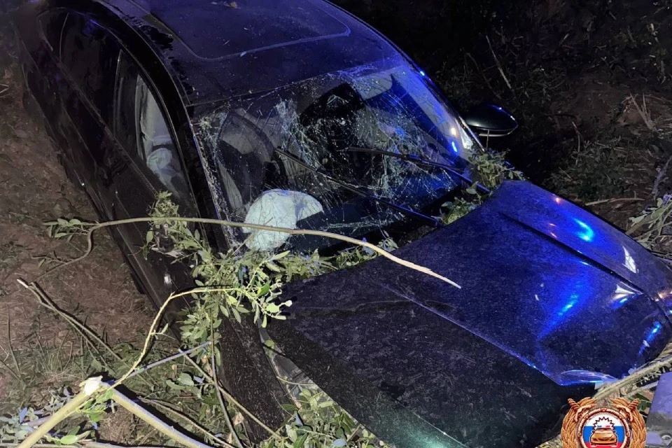 В аварии пострадала только женщина-водитель. Фото: Госавтоинспекция Тверской области