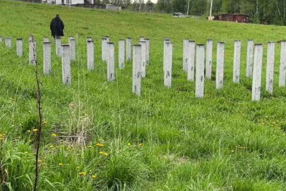 На месте дома одни сваи. Фото: предоставлено Александром