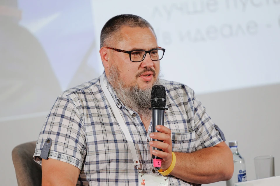 Евгений Сазонов в лектории «Медиафеста-2025».