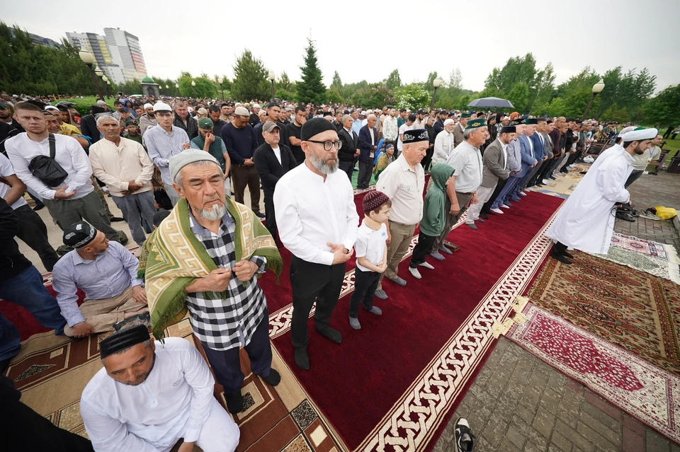 Мусульмане Кузбасса празднуют Курбан-байрам.