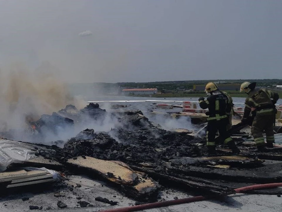 Площадь пожара составила 30 квадратных метров. Фото: ГКУ СО «Центр по делам ГО, ПБ и ЧС»