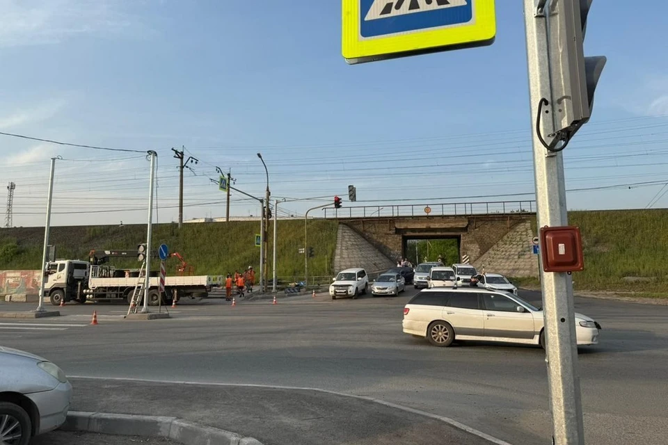 ДТП произошло на Бердском шоссе. Фото: ГАИ Новосибирской области