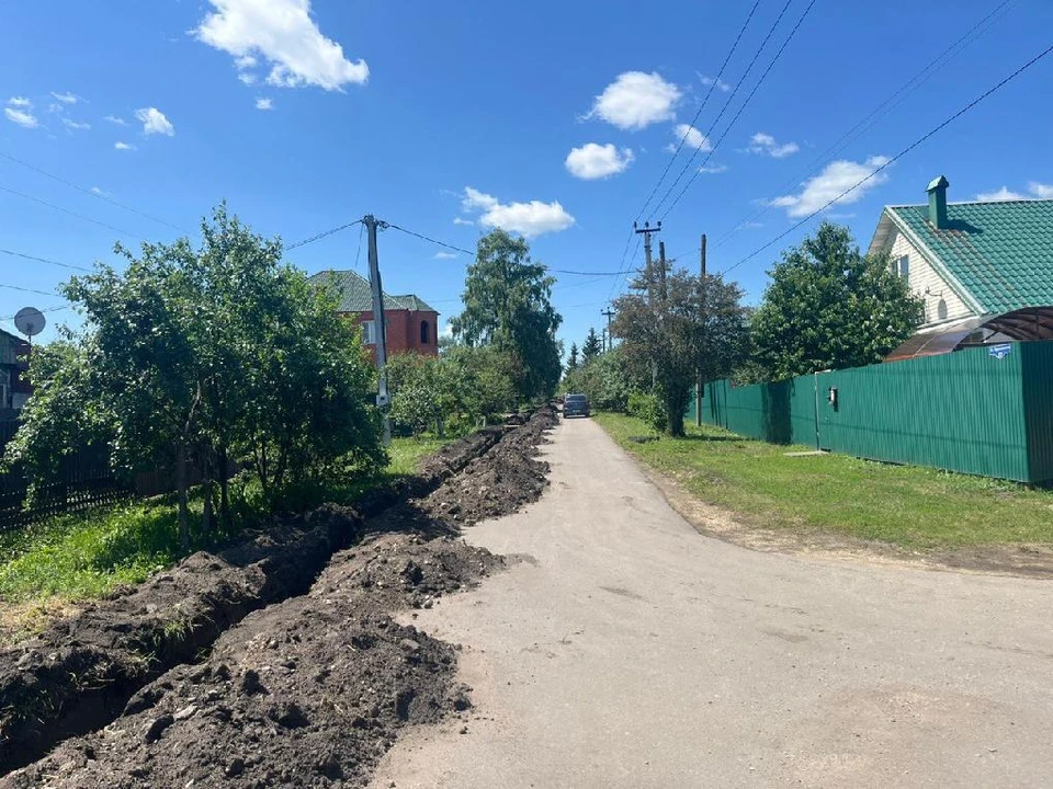 Организация проведал замену старого трубопровода