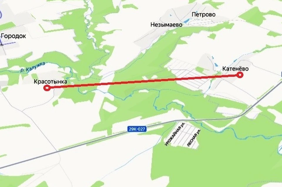 Минтранс рассмотрит предложение жителей об остановке между Красотынкой и Катенево.
