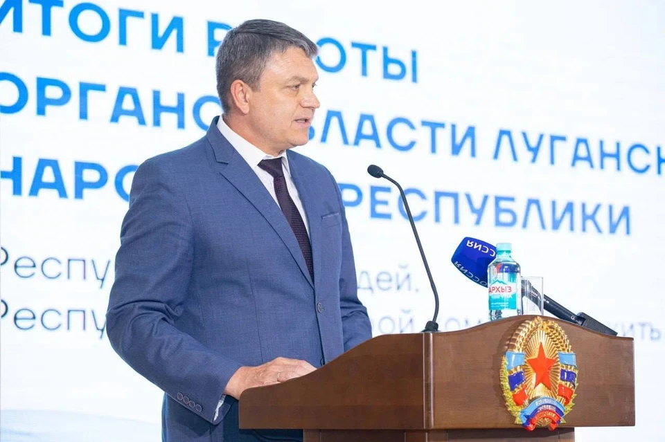 Леонид Пасечник рассказал о развития ЛНР. ФОТО: ТГ-канал Леонида Пасечника