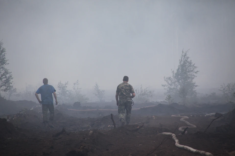 Пока во Владимирской области торф не добывают, но зато приходится порой его тушить.