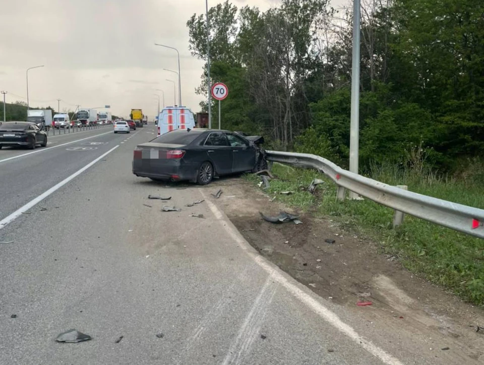 Два человека пострадали в аварии на перекрестке в округе Ставрополья. Фото: Госавтоинспекция Ставрополья