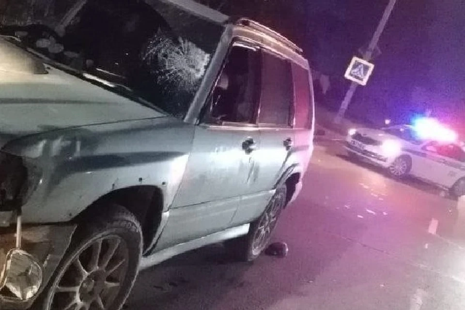 Пешеход попал в реанимацию после наезда Subaru в Хабаровском крае Фото: Госавтоинспекции УМВД России по Комсомольску