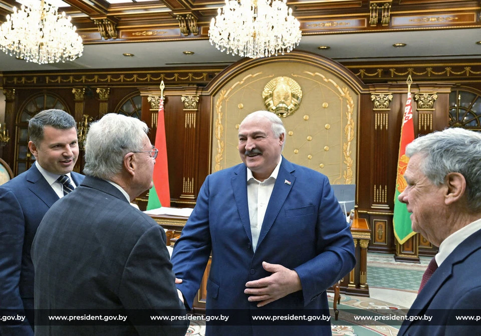 Встреча во Дворце Независимости. Фото: president.gov.by