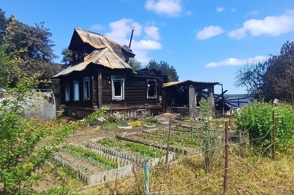 В Некоузском районе сгорел дачный дом.