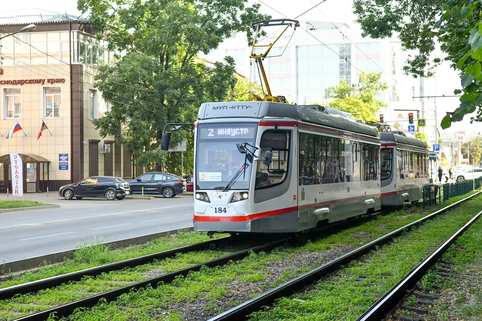 В Краснодаре изменится график семи трамваев вечером 23 и 24 июня Фото: krd.ru